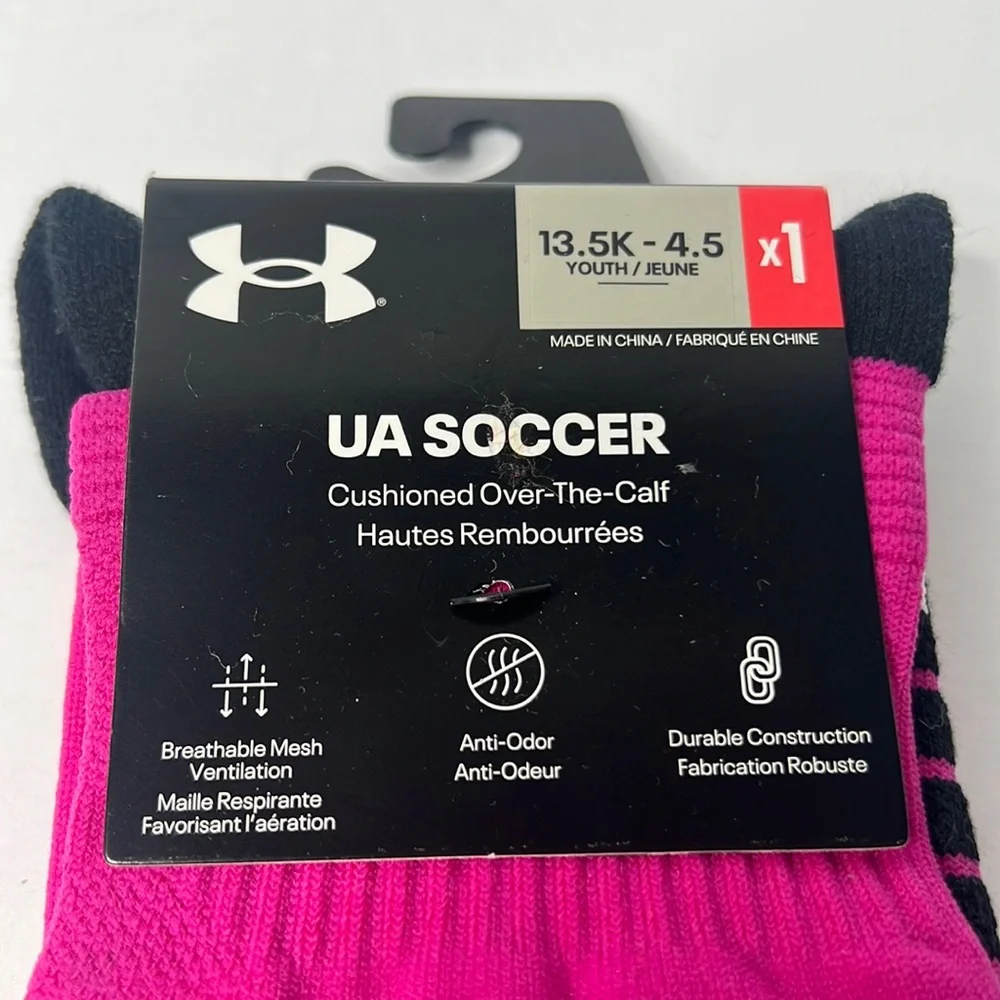 UA Soccer Cushioned Over the Calf Socks